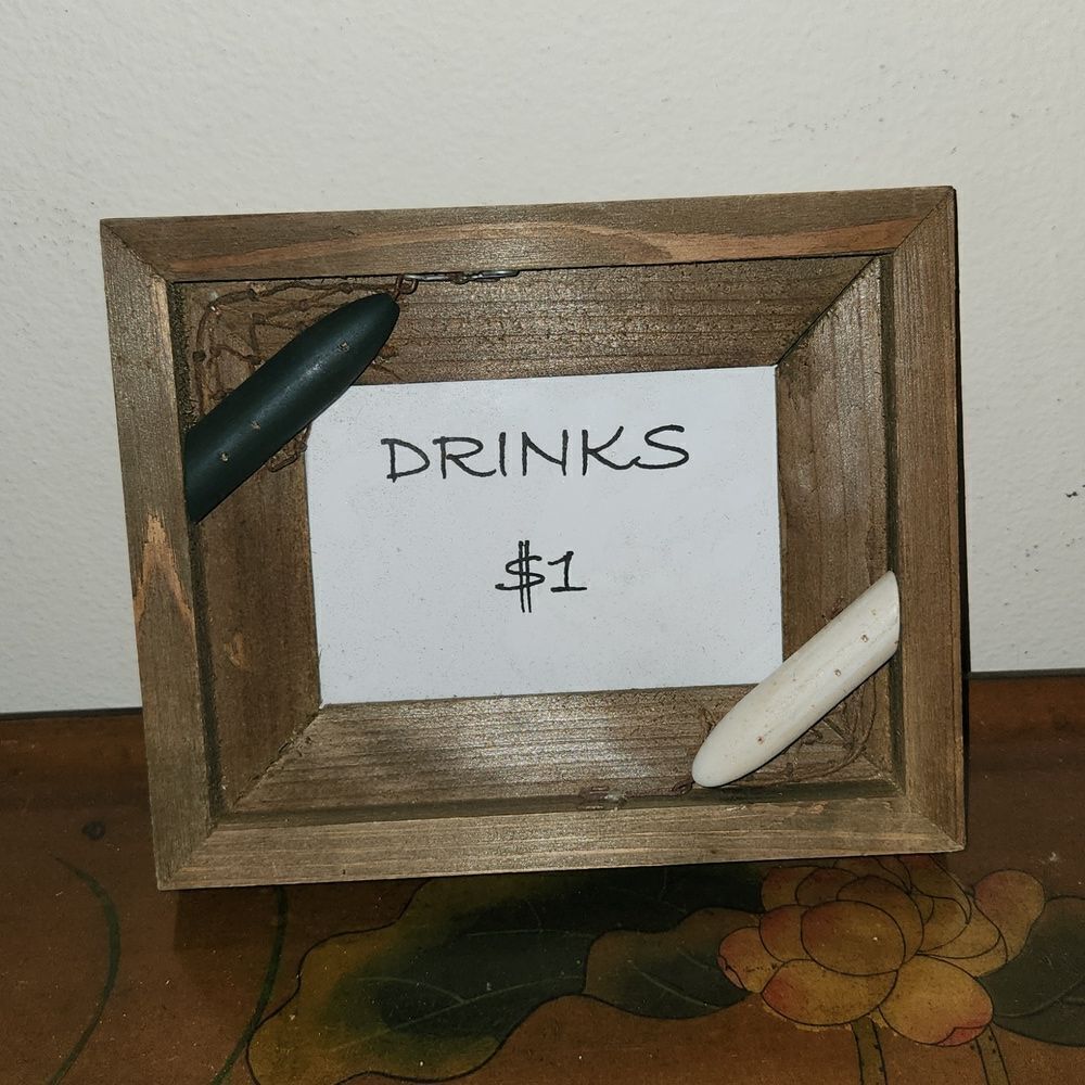 Fishing Lure Woonden Picture Frame